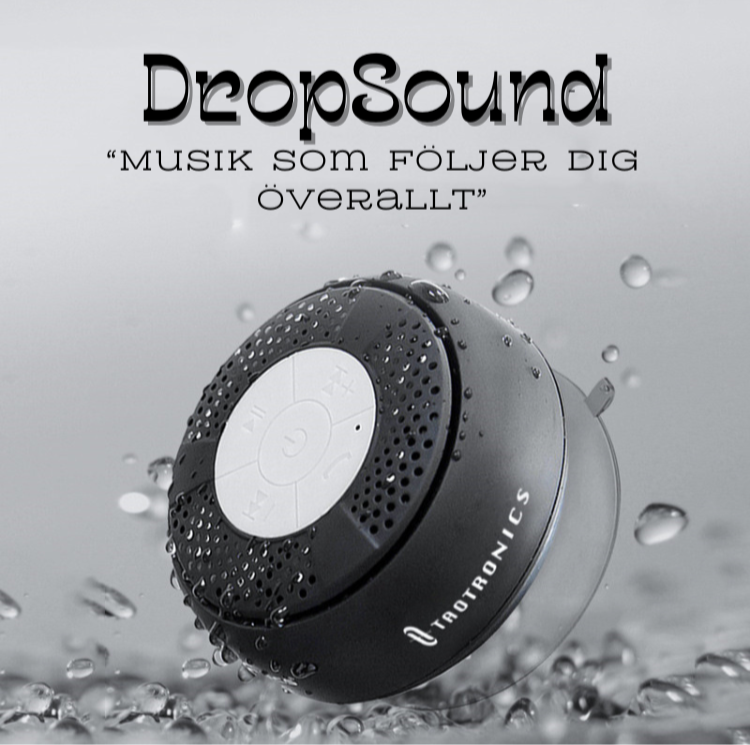 DropSound - Vattentålig Högtalare