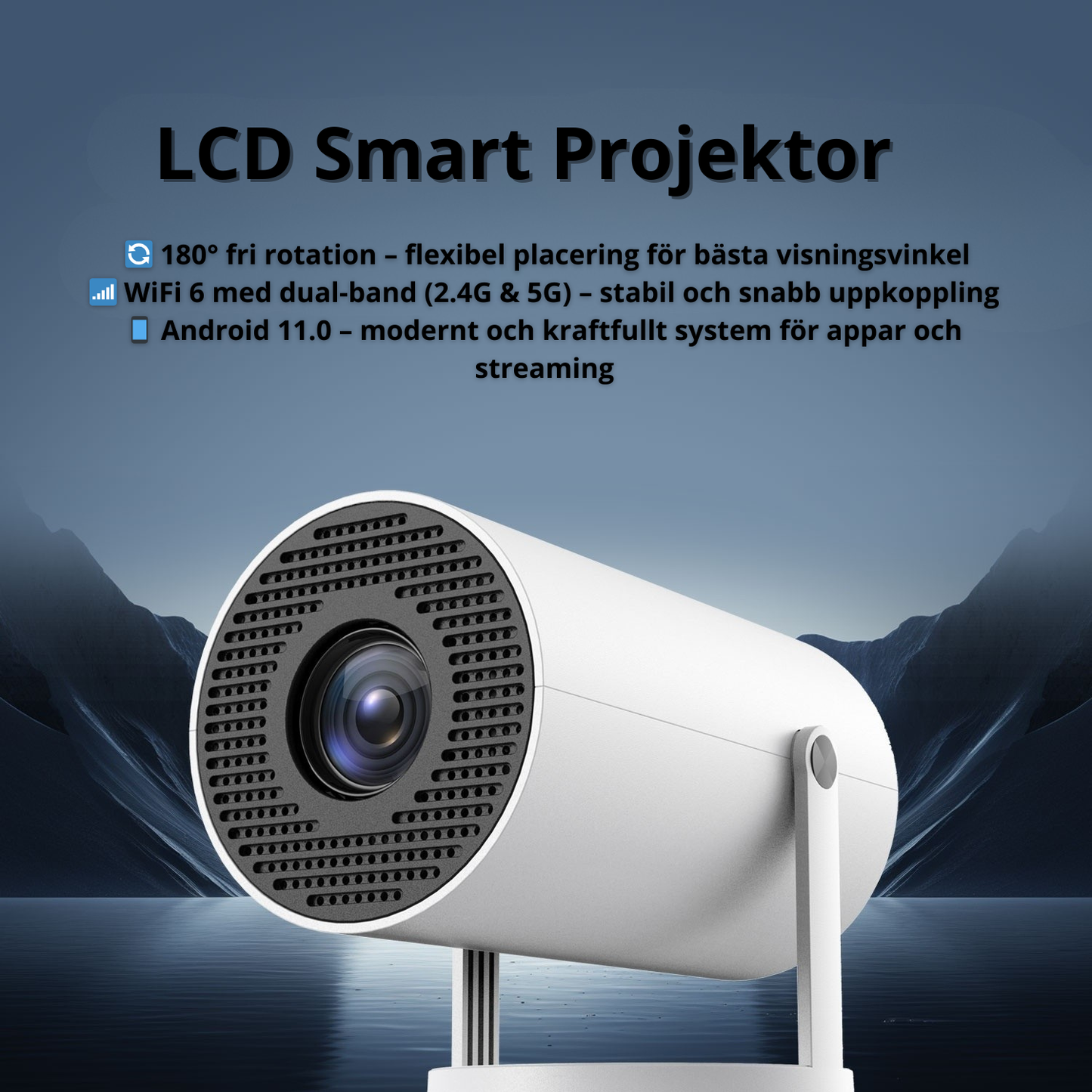 LumiGo - Bärbar Mini Projektor