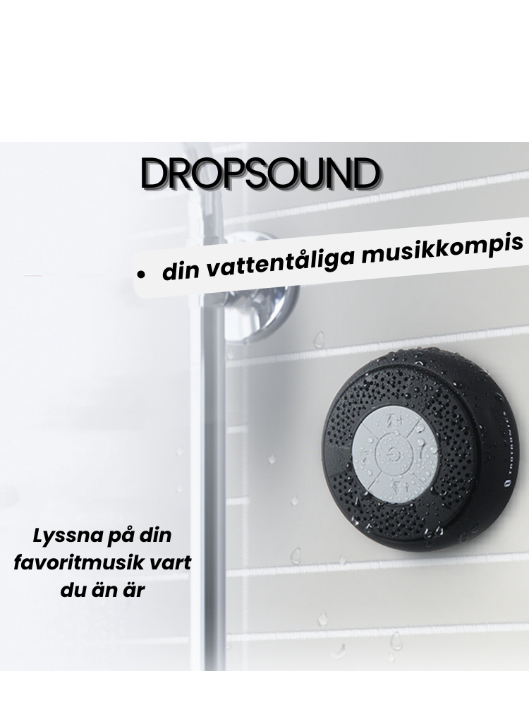 DropSound - Vattentålig Högtalare