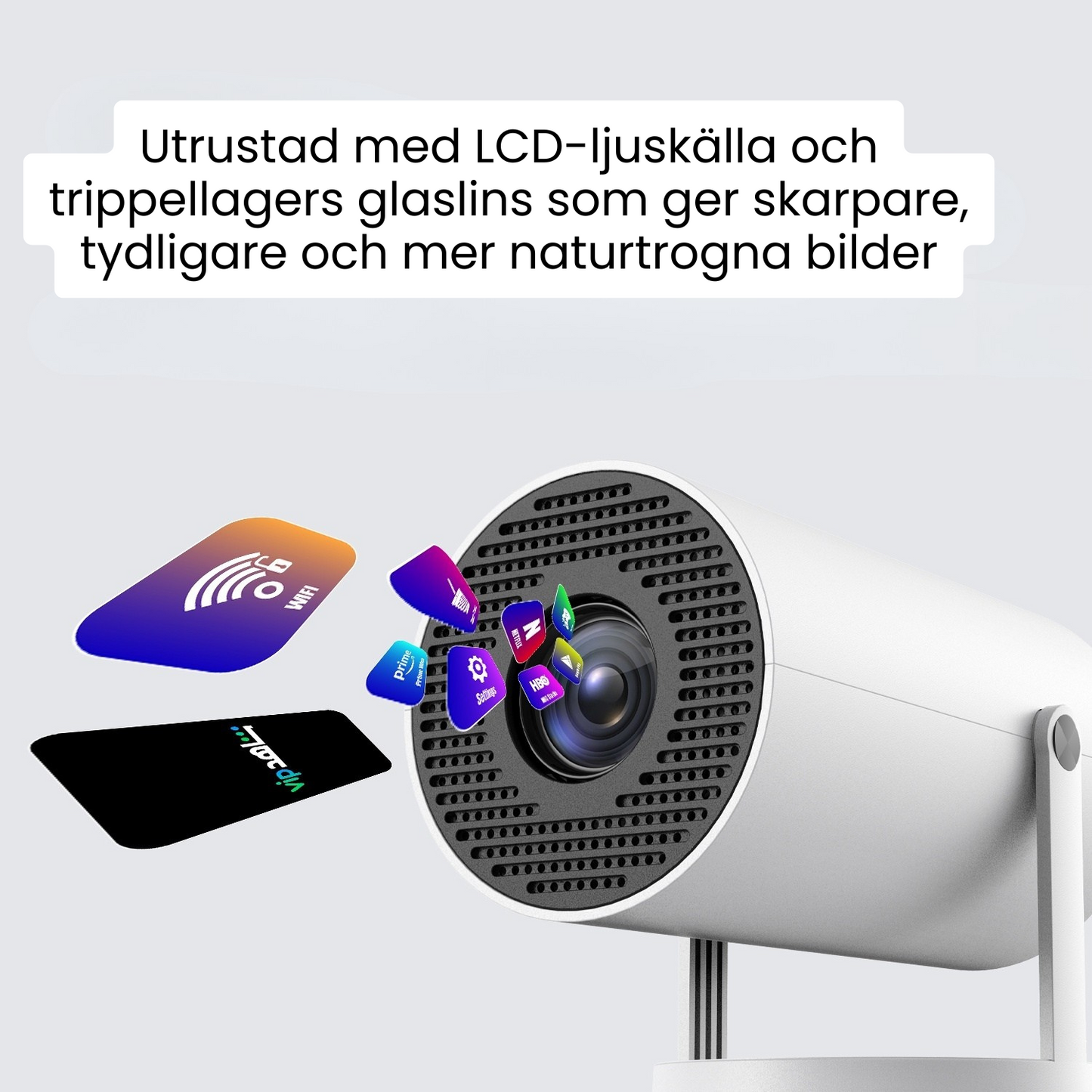 LumiGo - Bärbar Mini Projektor