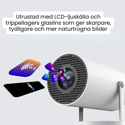 LumiGo - Bärbar Mini Projektor